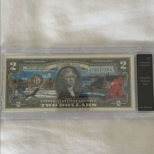 Authenticated/Uncirculated $2.00 Note